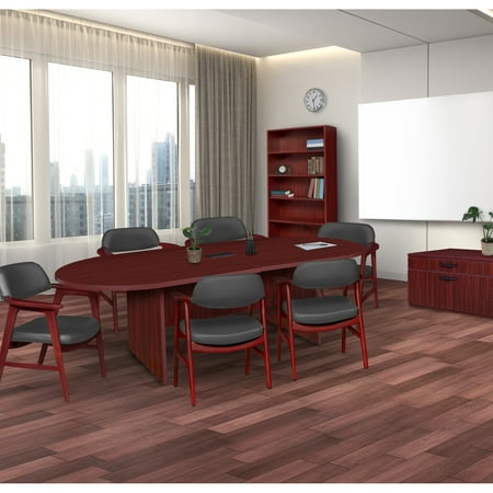 Legacy 95" Racetrack Conference Table with Power Data Grommet- Mahogany