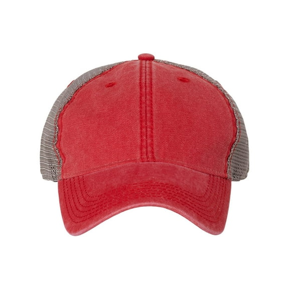 LEGACY Dashboard Trucker Cap DTA Scarlet Red/ Grey One Size