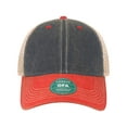 thumbnail image 1 of LEGACY - Old Favorite Trucker Cap - OFA - Navy/ Scarlet Red/ Khaki - Size: Adjustable, 1 of 3