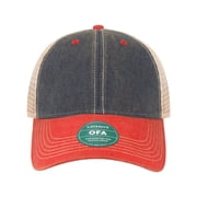 LEGACY - Old Favorite Trucker Cap - OFA - Navy/ Scarlet Red/ Khaki - Size Adjustable