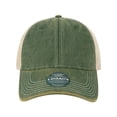 thumbnail image 1 of Legacy B13595540 Youth Old Favorite Trucker Cap, Dark Green & Khaki - Adjustable Size, 1 of 5