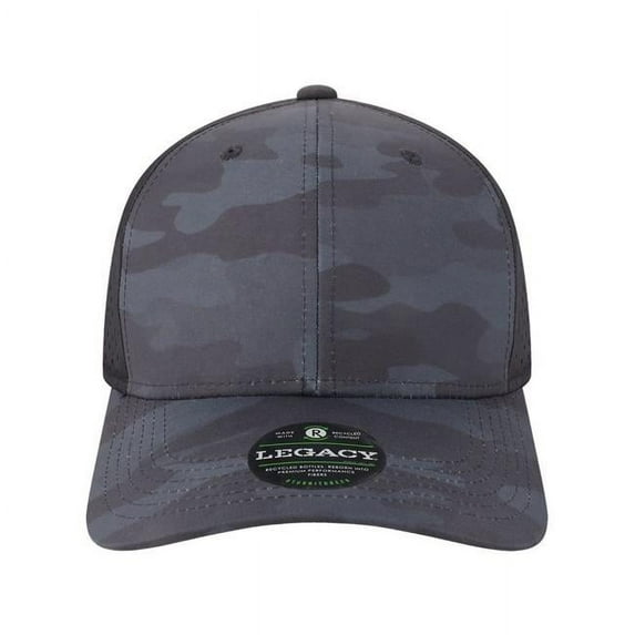 Legacy B14595120 Reclaim Mid-Pro Adjustable Cap, Eco Maroon - Adjustable Size