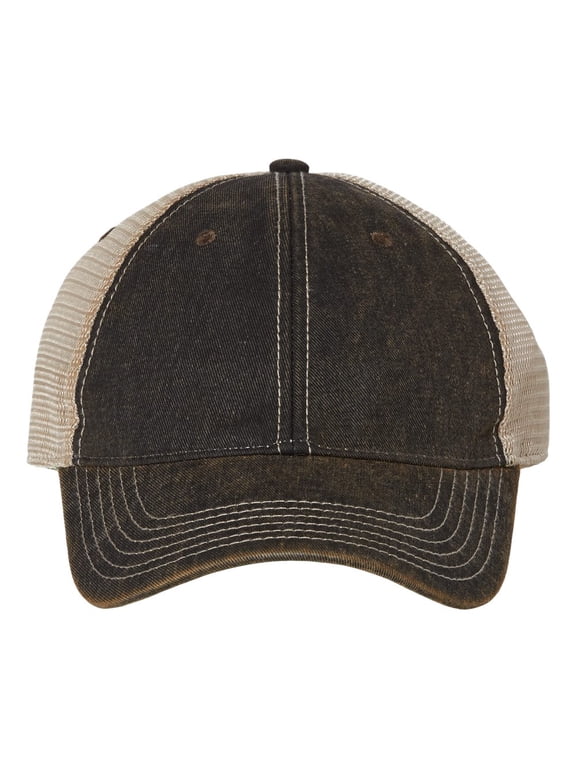 - Old Favorite Trucker Cap - OFA - Black/ Khaki - Size: Adjustable