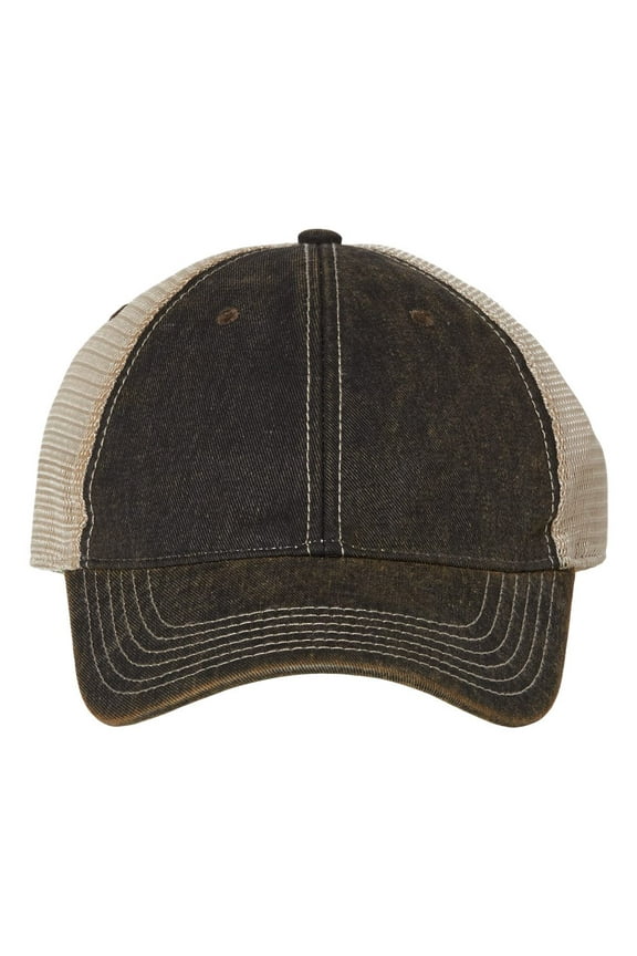 - Old Favorite Trucker Cap - OFA - Black/ Khaki - Size: Adjustable
