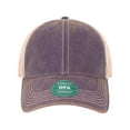 thumbnail image 1 of Legacy B57295670 Adjustable Old Favorite Trucker Cap, Purple & Khaki - One Size, 1 of 3