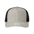 thumbnail image 1 of Legacy B93795240 Five-Panel Trucker Cap, Heather Tan & Black - Adjustable Size, 1 of 3