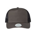thumbnail image 1 of Legacy B93795590 Five-Panel Trucker Cap, Charcoal Slub & Black - Adjustable Size, 1 of 3