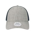 thumbnail image 1 of Legacy B93895120 Lo-Pro Snapback Trucker Cap, Heather Grey & Navy - Adjustable Size, 1 of 3