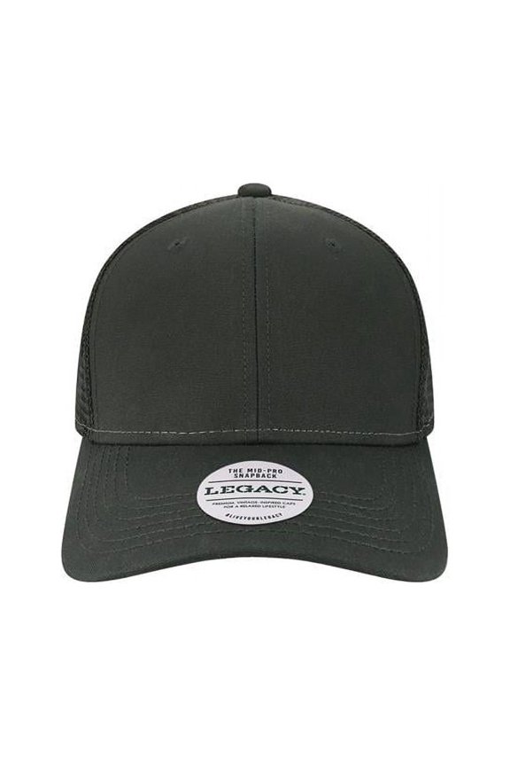 B93995490 Mid-Pro Snapback Trucker Cap, Peach & Stone - Adjustable Size