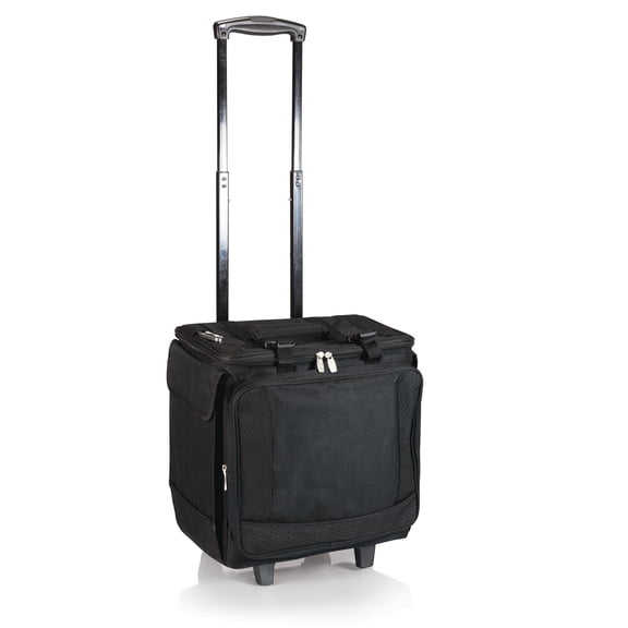 Bodega Rolling Wine Cooler, Black