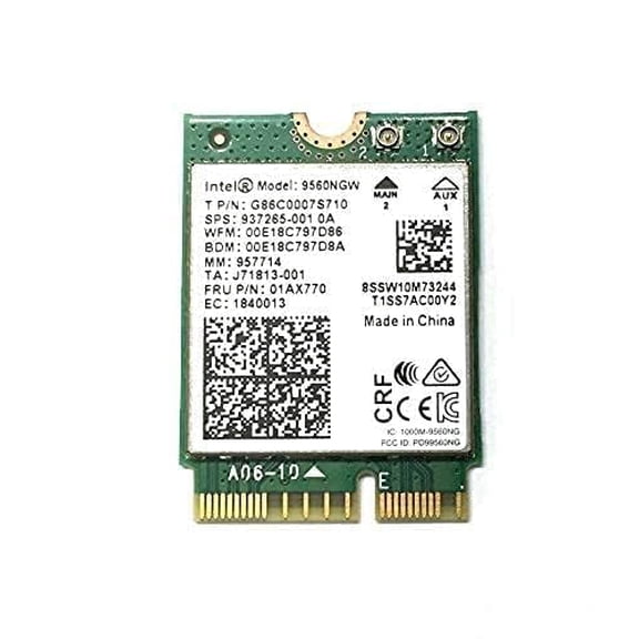 Legacy CNVio Wireless Adapter for Intel AC 9560 | Dual-Band WiFi 5 802.11ac | Up to 1.73 Gbps | Bluetooth 5.1 Compatible | Designed for 8th-9th Gen Intel CPUs | 9560NGW | No vPro