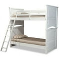 thumbnail image 1 of Legacy Classic Madison Twin over Twin Bunk Bed with Ladder in White Color Wood, 1 of 5