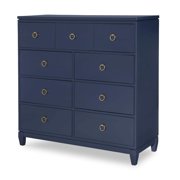 Legacy Classic Summerland Bureau - 7 Drawer Jewelry Storage Chest with Felt Lined Top Drawer