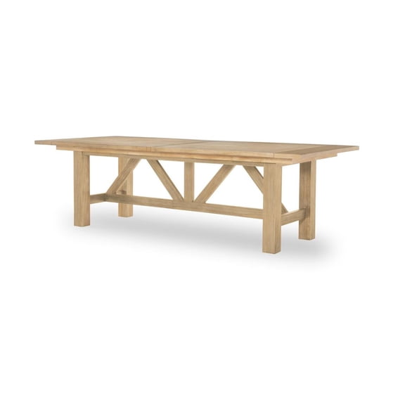 Legacy Classic XXX's and OOO's Trestle Dining Table (Two 12" Leaves, Seats up to 12)