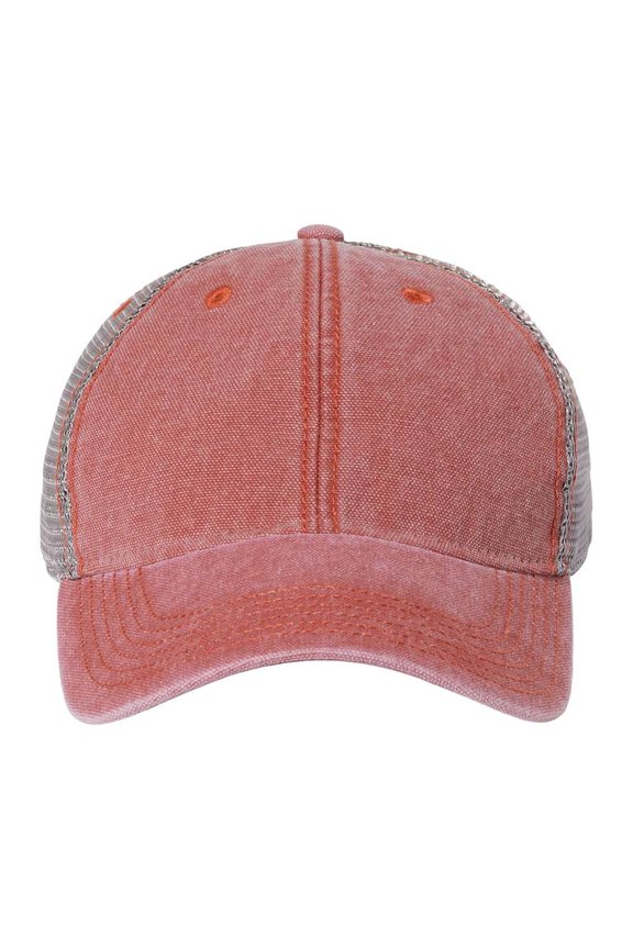 - Dashboard Trucker Cap - DTA - Nantucket Red/ Grey - Size: Adjustable
