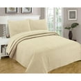 thumbnail image 1 of Legacy Decor 3 PCS Bedspread Quilt Coverlet Reversible Pinsonic Floral Finish All Season Oversized Queen Beige Color, 1 of 7