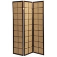 thumbnail image 1 of Legacy Decor 3-Panel Rattan Cane Webbing Insert Room Divider 71" High x 52" Wide, 1 of 5