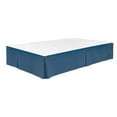 thumbnail image 1 of Legacy Decor Bed Skirt Dust Ruffle 100% Brushed Microfiber with 14” Drop, Full Size, Navy Color, 1 of 1