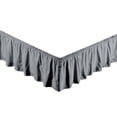 thumbnail image 1 of Legacy Decor Bed Skirt Dust Ruffle 100% Brushed Microfiber with 14” Drop, Queen King Grey, 1 of 1