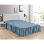 Legacy Decor Bed Skirt Dust Ruffle 100% Brushed Microfiber with 14” Drop, Queen Size Allure Twin Color