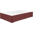 thumbnail image 1 of Legacy Decor Bed Skirt Dust Ruffle 100% Brushed Microfiber with 14” Drop, Queen Size, Burgundy Color, 1 of 1