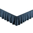 thumbnail image 1 of Legacy Decor Bed Skirt Dust Ruffle 100% Brushed Microfiber with 14” Drop, Twin/Full, Navy, 1 of 1
