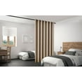 thumbnail image 1 of Legacy Decor Blackout Curtain with Grommet Top Room Divider, 48" Wide X 84" Tall, Taupe Color, Indoor, 1 of 5