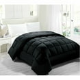 thumbnail image 1 of Legacy Decor Down Alternative King Size Comforter, Hypoallergenic Anti-dust Mite Anti-bacterial, Black Color, 1 of 3