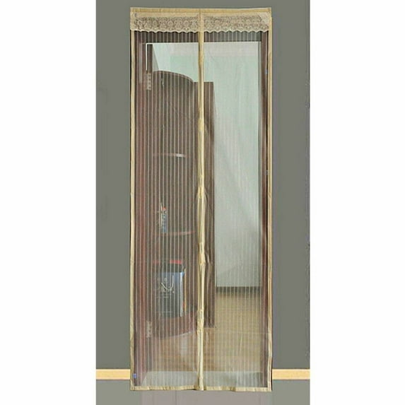 Legacy Decor Mesh Insect Screen Hand Free Retractable Yellow Color 39"x86"