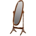 thumbnail image 1 of Legacy Decor Swivel Full Length Wood Cheval Floor Mirror in Espresso, 1 of 4