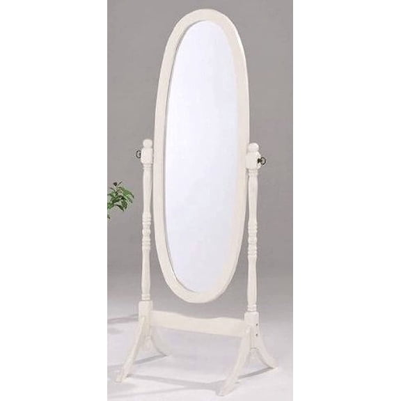 Legacy Decor Swivel Full Length Wood Cheval Mirror 59" High