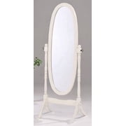 Legacy Decor Swivel Full Length Wood Cheval Mirror 59 High
