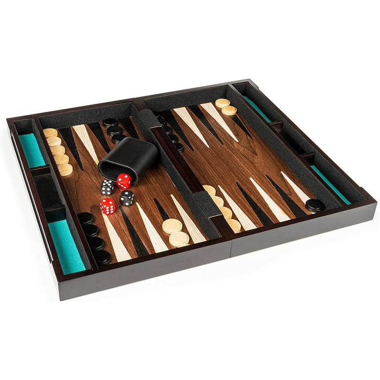 Crazy Games Backgammon Set - Classic Backgammon Sets for Adults 2