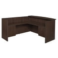 thumbnail image 1 of Legacy Double Box File Pedestal Reception Desk- Java, 1 of 8