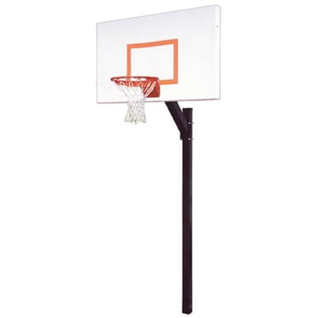 Legacy Endura Steel-Aluminum In Ground Fixed Height Basketball System, Columbia Blue