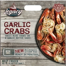 Legacy Foods Garlic Crab Steam Bag, 21oz
