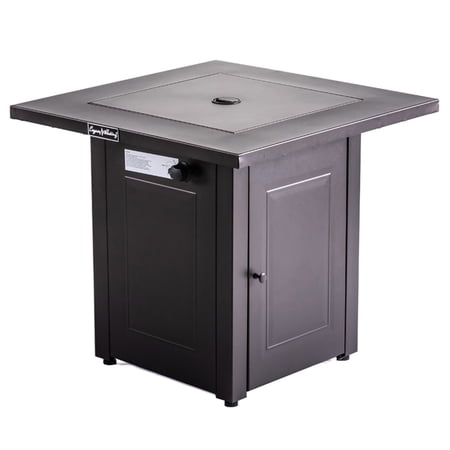 Legacy Heating CDF-WMGB28 28-Inch Square Fire Table (Mocha)