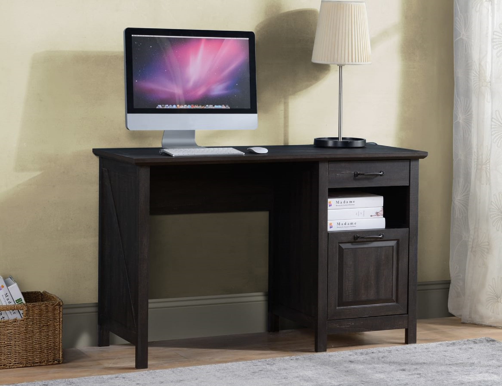 Legacy Home Collection Black Oak Computer Desk