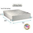 thumbnail image 1 of Legacy King size (76"x80"x8") Mattress and Low Profile Box Spring Set - Fully Assembled, Good for your back, Superior Quality - One Sided - None Flip - By Dream Solutions USA, 1 of 3