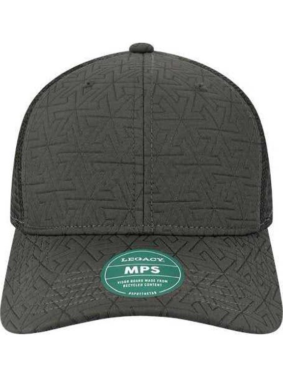 MPS Mid-Pro Snapback Trucker Cap - Black Z - Quilted