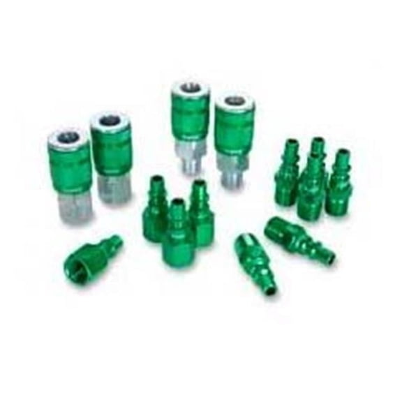 Legacy Manufacture LMA71458B 0.25 in. Type B Coupler, Green - 14 Piece