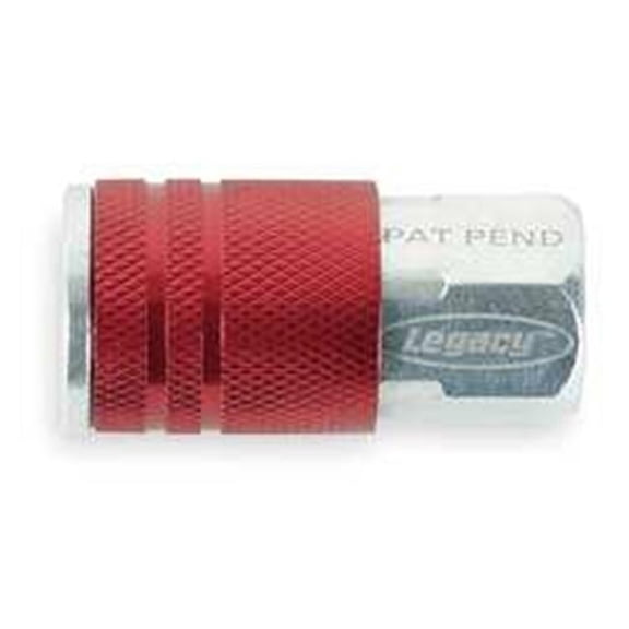 Legacy Manufacture  Type D Coupler, Red - 0.25 in. Fnpt