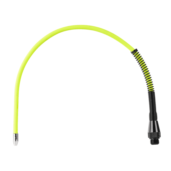 Legacy Manufacturing Flexzilla Bendable Blow Gun Extension, 16", ZillaGreen