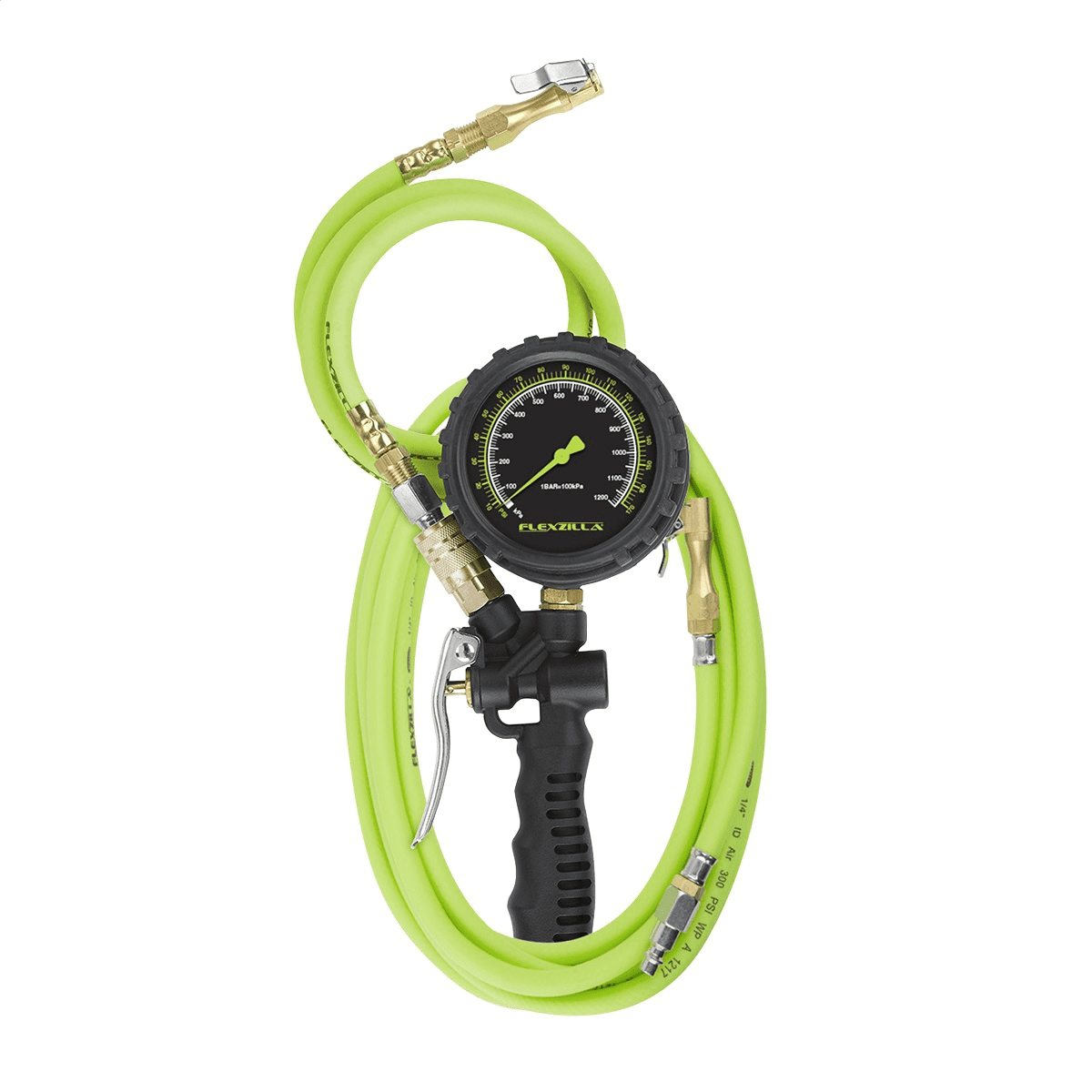 Solstice Inflators Legacy AL2025-2 Quick Connect Tire Inflator with Gauge and Air Hoses ...