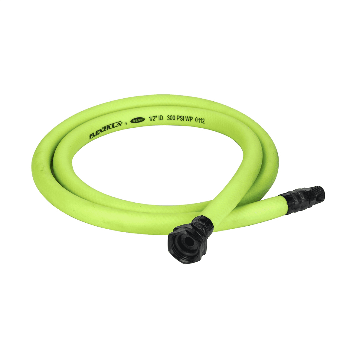 Legacy Manufacturing Flexzilla Lead-in Hose, Air, 1/2" x 5' for L8335FZ