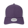 thumbnail image 1 of Legacy  Mid-Pro Snapback Trucker Cap, Purple & White - Adjustable Size, 1 of 5