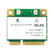 Legacy Mini-PCIe Wi-Fi Card for Intel 8260 | Half Mini PCIe Network Card | 867 Mbps with Bluetooth 4.2 Support | HMC WLAN Replacement Part 8260.HMWG Wi-Fi Card 8260HMW