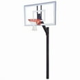 thumbnail image 1 of Legacy Nitro Steel-Glass In Ground Fixed Height Basketball System, Columbia Blue, 1 of 1