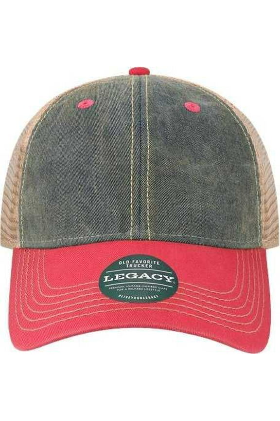 OFA Old Favorite Trucker Cap - Navy Dark Pink