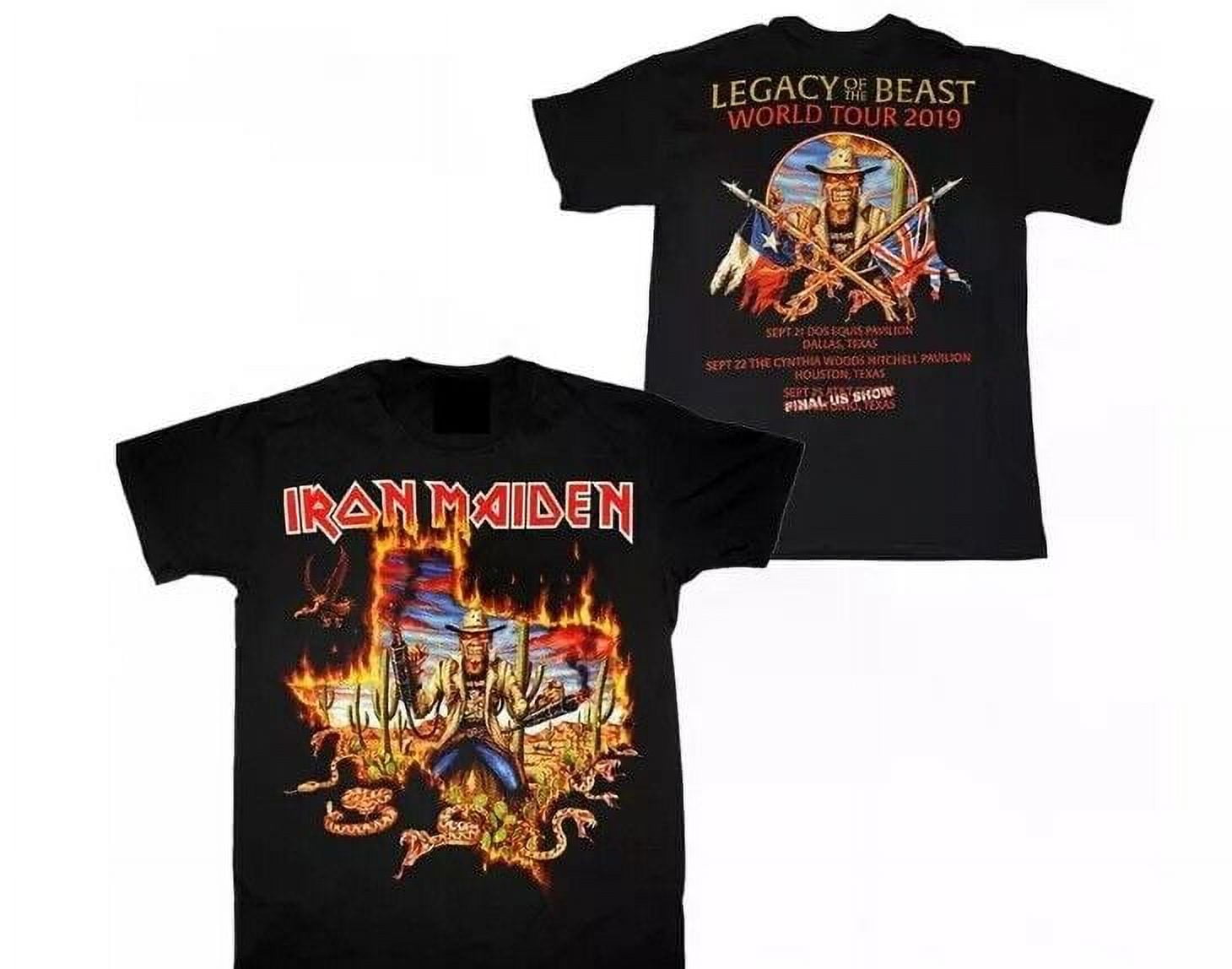 Legacy' Of The Beast' 2022 Concert Tour Iron' Maiden' TShirt Double